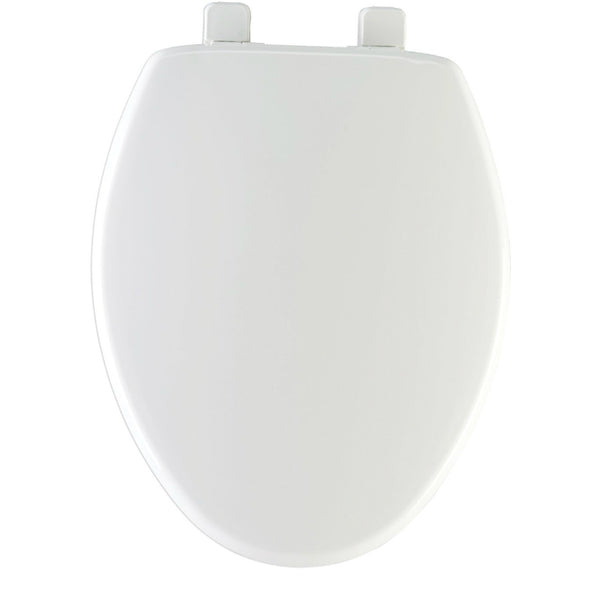 Mayfair 180SLOW-000 Elongated Plastic Toilet Seat with Whisper Close, White