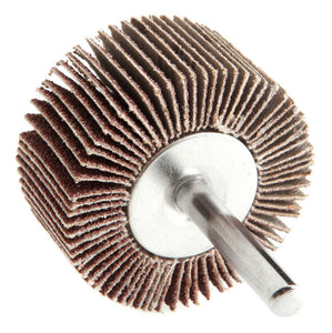 Forney 60184 Flap Wheel, 1/4" Shank Mounted, 2" x 1", 60 Grit