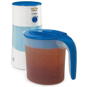 Mr. Coffee® TM70 Iced Tea Maker with Pitcher, Blue, 3-Qt