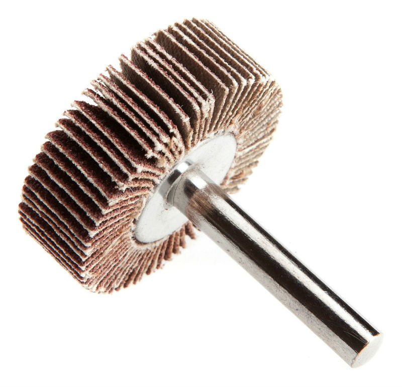 Forney 60187 Flap Wheel, 1/4" Shank Mounted, 1-1/2" x 1/2" 60 Grit