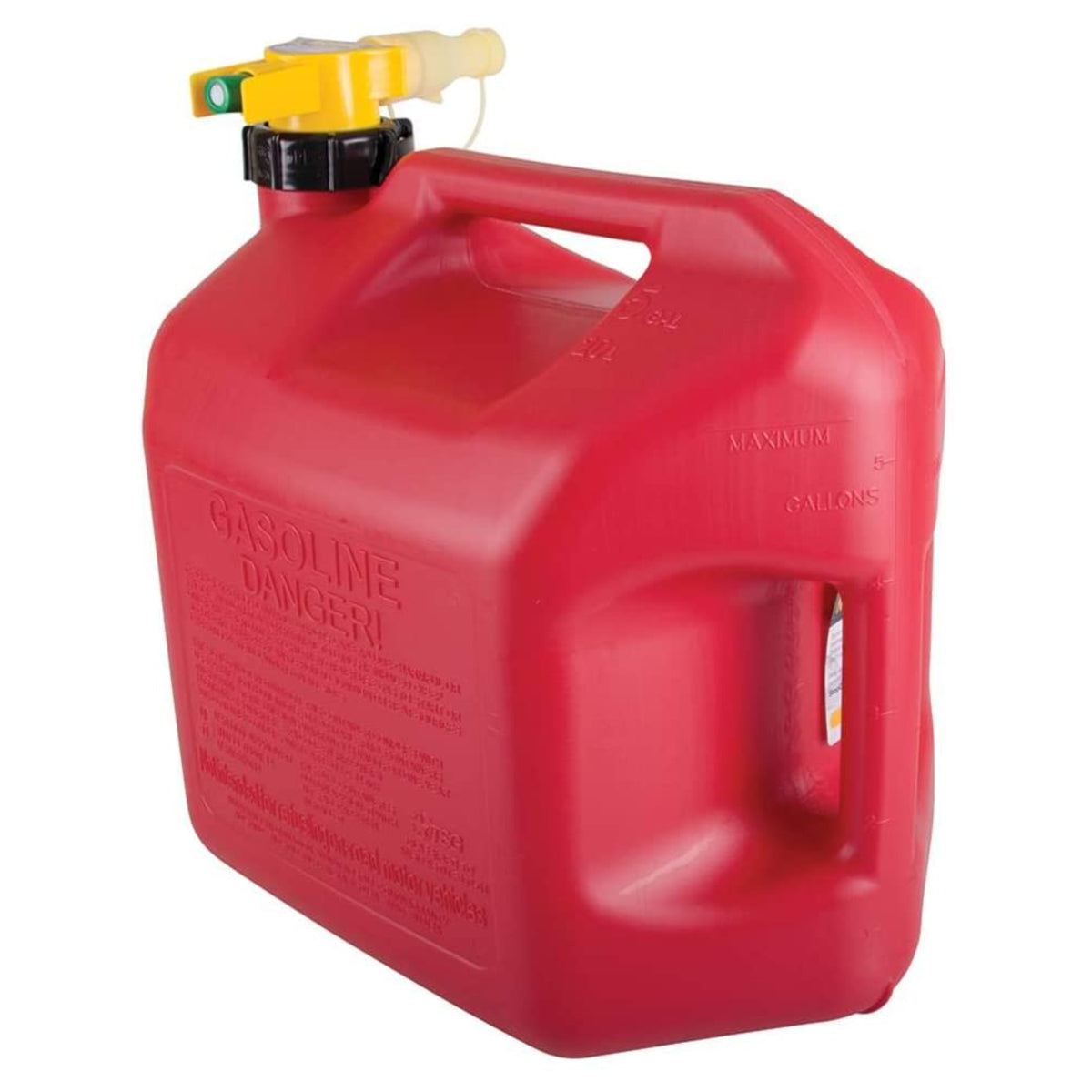 No-Spill 1450 Poly Gasoline Fuel Can with Rear-Handle, 5-Gallon