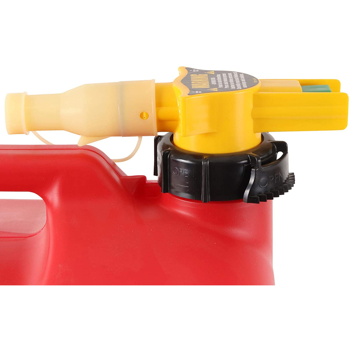 No-Spill 1450 Poly Gasoline Fuel Can with Rear-Handle, 5-Gallon