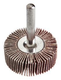 Forney 60189 Mounted Flap Wheel with 1/4" Shank, 1-1/2" x 1/2", 120-Grit