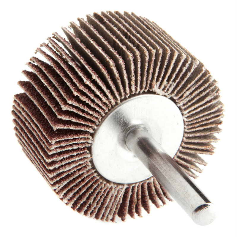 Forney 60186 Flap Wheel, 1/4" Shank Mounted, 2" x 1", 120 Grit