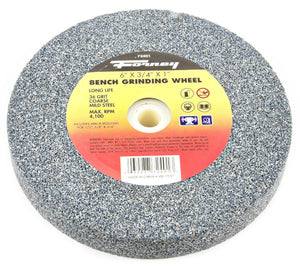 Forney 72401 Bench Grinding Wheel, Coarse 36 Grit, 6" x 3/4" x 1" Arbor