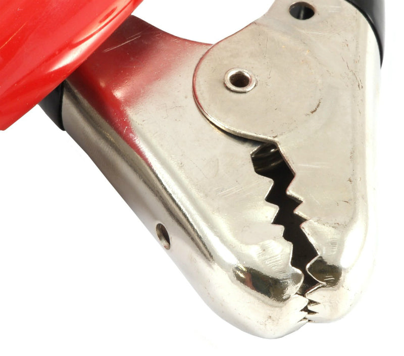 Forney 54722 Battery Charger Clamps with Parrot Style Zinc Plated Jaws, 500A