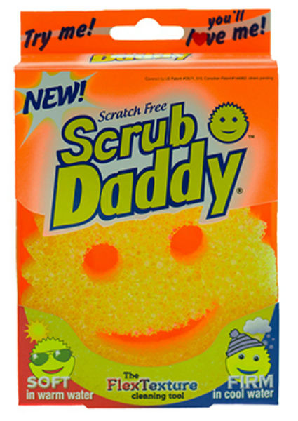 Scrub Daddy SD2013I Cleaning Sponge, Yellow