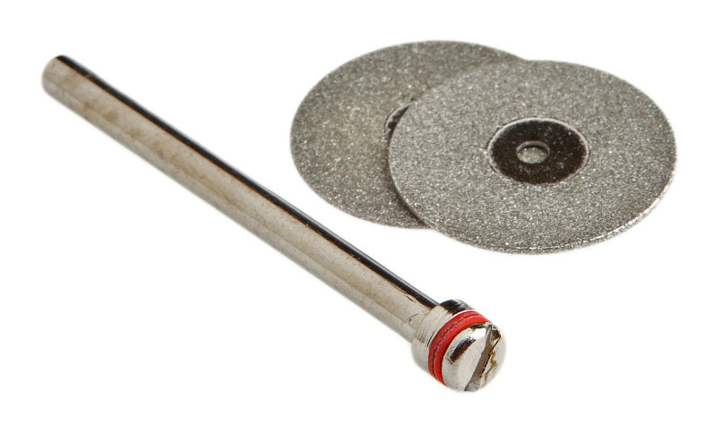 Forney 60250 Diamond Wheel Kit, 3/4" with 1/8" Mandrel, 3-Piece