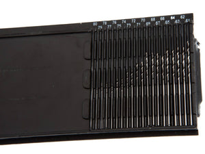 Forney 60239 Mini-Drill Bit Set, Sizes 61-80, 20-Piece