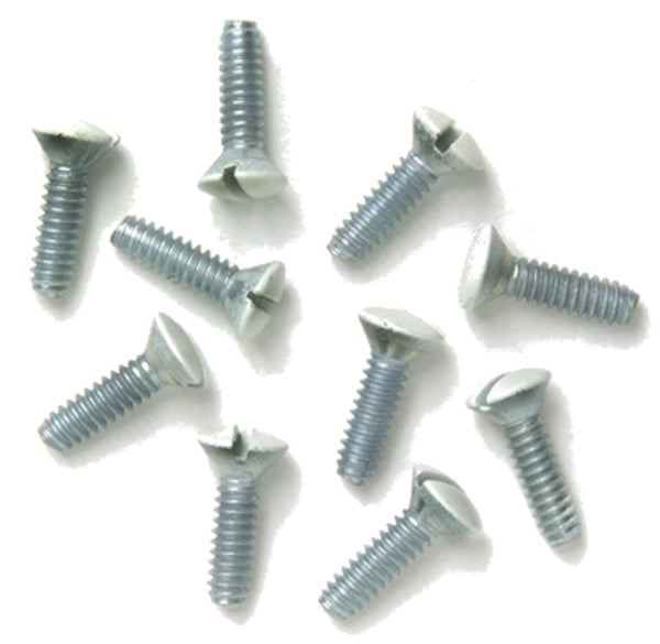 Pass & Seymour®  510WCC20 Wall Plate Replacement Oval Head Screw, 1/2"L, White