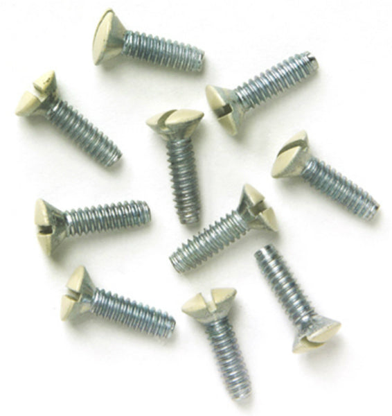 Pass & Seymour  510LACC20 Wall Plate Replacement Oval Head Screw, 1/2", 10-Count
