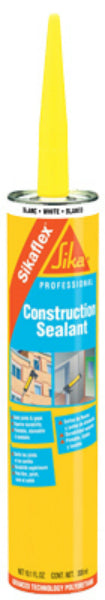 Sika 90618 Sikaflex® One-Component Construction Sealant, 10.1 Oz Tube, White