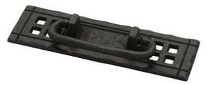 Liberty PN8005-SAM-A Horizontal Bail Pull & Back Plate, 4-1/4", Flat Black