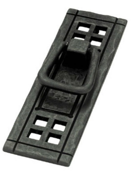 Liberty PN8006-SAM-A Vertical Bail Pull & Back Plate, 4-1/8", Flat Black