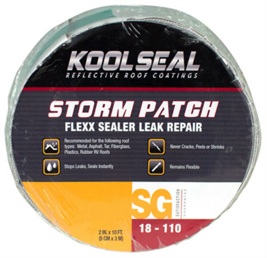 Kool Seal® KS0018110-99 Storm Patch Flexx Sealer Leak Repair, 2" x 10'