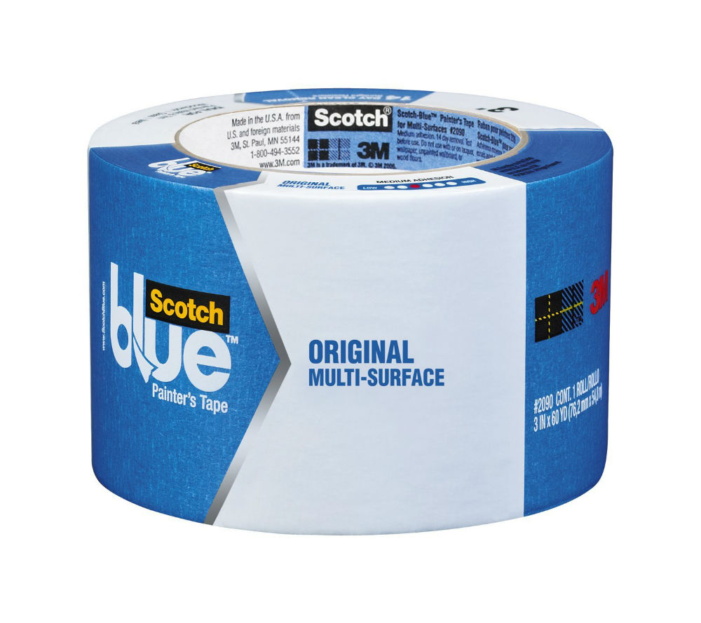 ScotchBlue 2090-48EVP Original Multi-Surface Painter's Tape, 1.88" x 60 YD, 3-Pk