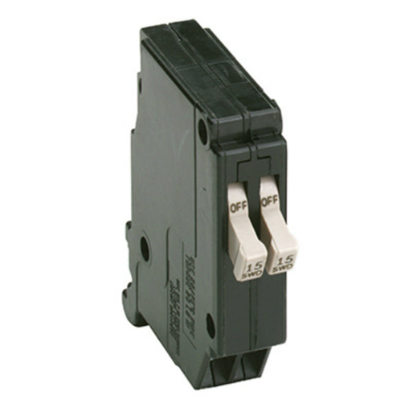 Cutler Hammer CHT1515 Type CH-Twin Single Pole Replacement Circuit Breaker, 15A