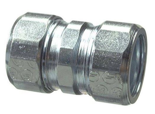 Halex® 96361 Steel Compression Coupling, 1/2"