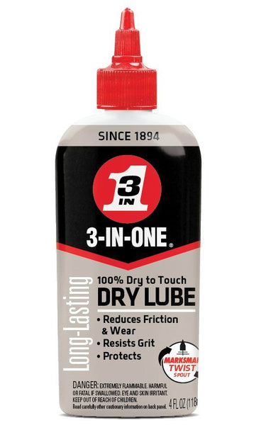 3-IN-ONE® 120022 100% Dry to Touch Dry Lube, 4 Oz