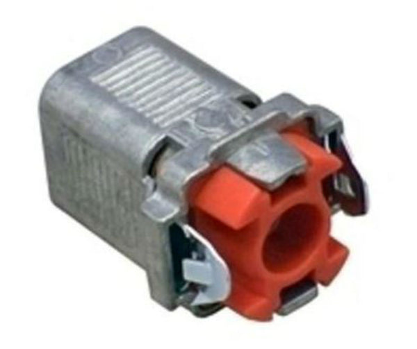 Halex® 25703 Double Snap-In Connector, 3/8", 5-Pack