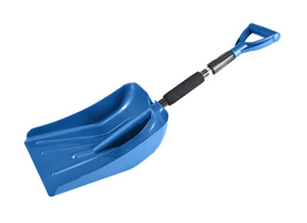 SubZero 17211 Auto Extendable Emergency Snow Shovel, Assorted Colors, 37"