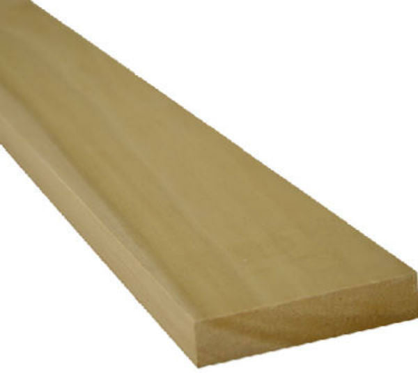 Alexandria Moulding 0Q1X4-27036C Premium Hardwood S4S Poplar Board, 1" x 4" x 3'