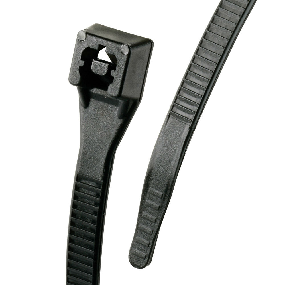 Gardner Bender® 46-308UVBFZ Xtreme Temperature Cable Ties, Black, 8", 100-Pack
