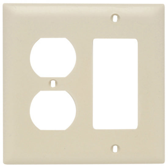 Pass & Seymour® TP826ICC12 Nylon Wall Plate, 2 Gang, Ivory