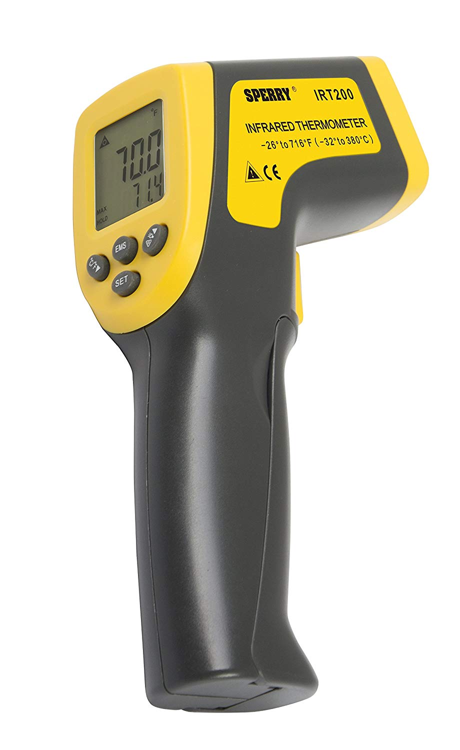 Sperry IRT200 Temperature Check Gun Style Infrared Thermometer