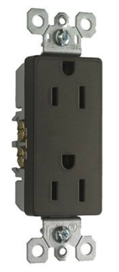 Pass & Seymour® 885TRDBCC12 Decorator Tamper Resistant Receptacle, 15A, 125V