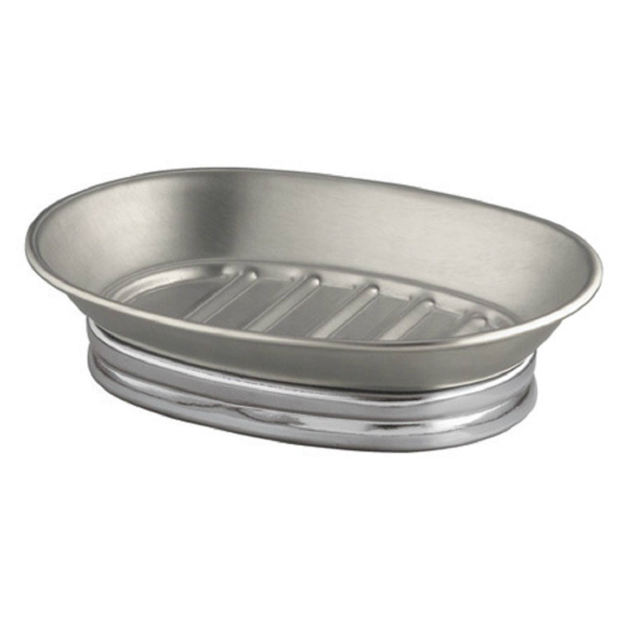 Interdesign 76050 York Soap Dish, Split Metal Finish