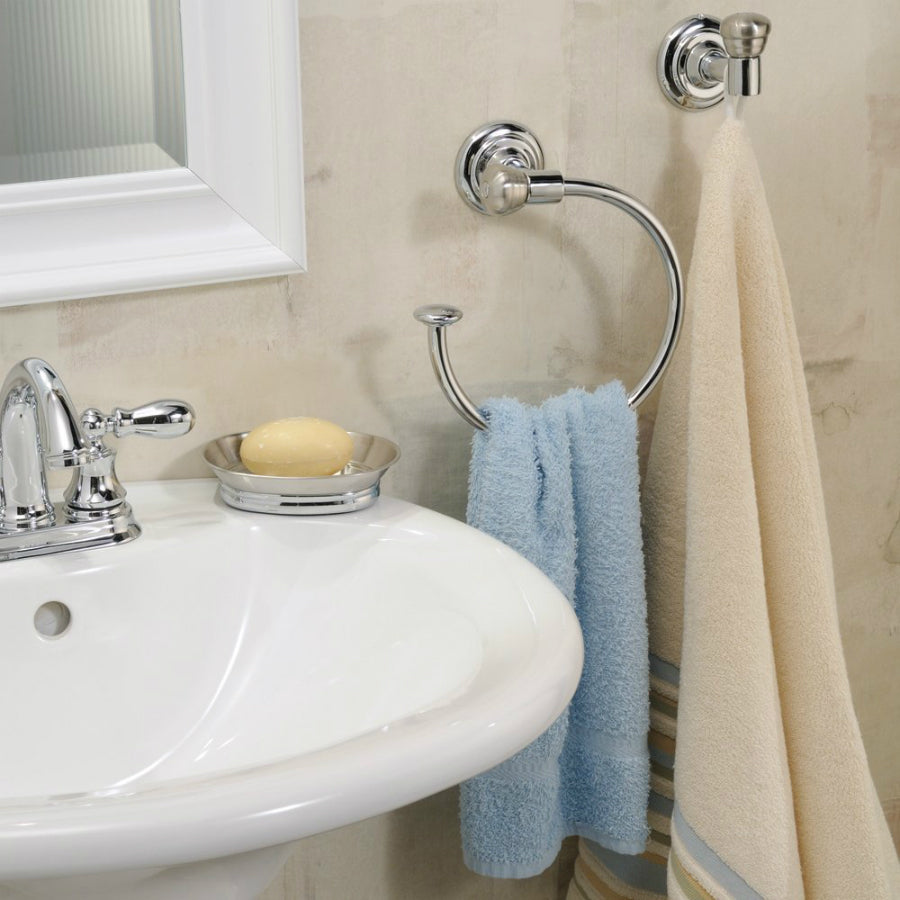 Interdesign 76050 York Soap Dish, Split Metal Finish