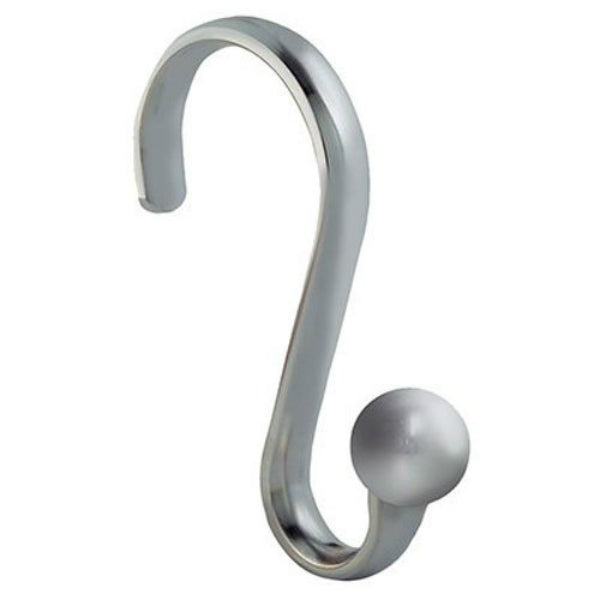 InterDesign® 55870 Axis Ball Shower Curtain Hooks, Chrome, 12-Count