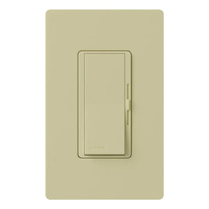 Lutron® DVWCL-153PH-IV Diva® CFL/LED Single-Pole/3-Way Dimmer, 150W, Ivory