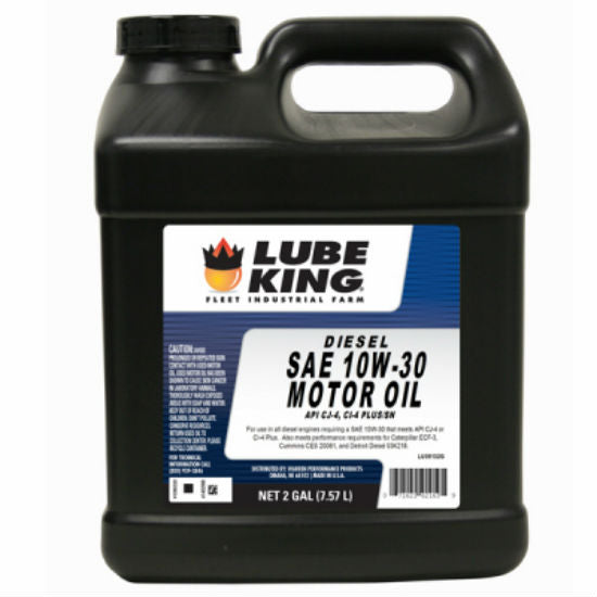 Lube King LU05132G Diesel Motor Oil, SAE 10W-30, 2 Gallon