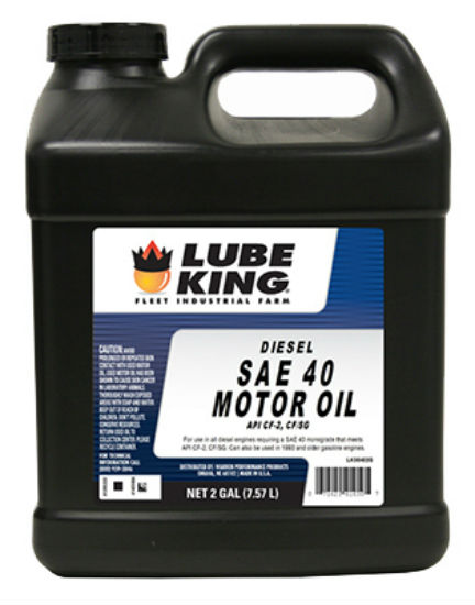 Lube King LK05402G Diesel Engine Oil, SAE 40W, 2 Gallon