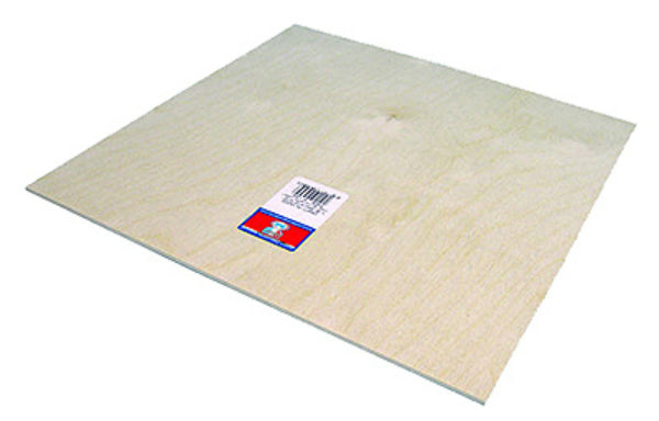 Midwest Products 5324 Aircraft Grade Birch Craft Plywood, 3/8" x 6" x 12"