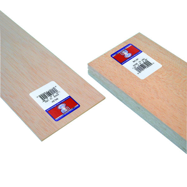 Midwest Products 6404 Balsa Wood, 1/8" x 4" x 36"