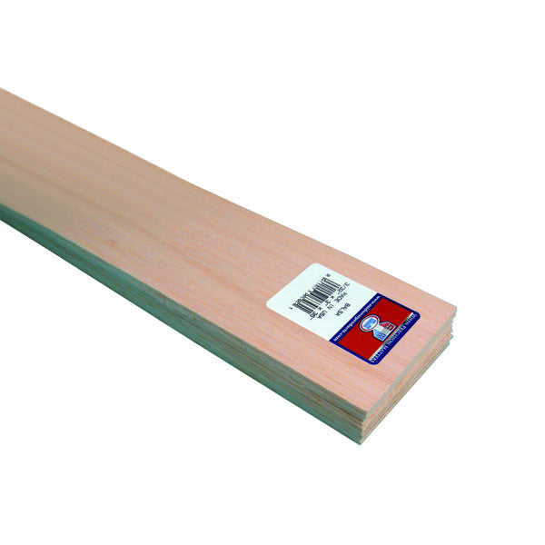 Midwest Products 6303 Blasa Wood, 3/32" x 3" x 36"