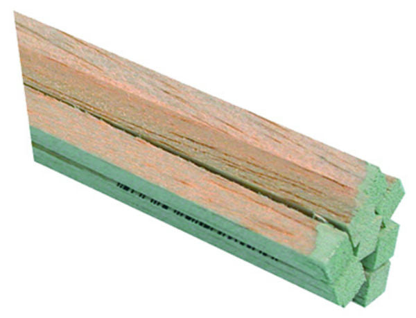 Midwest Products 6099 Balsa Wood, 1/2" x 1/2" x 36"