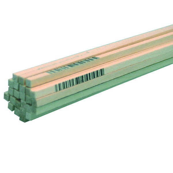 Midwest Products 4044 Basswood, 1/8" x 1/8" x 24"
