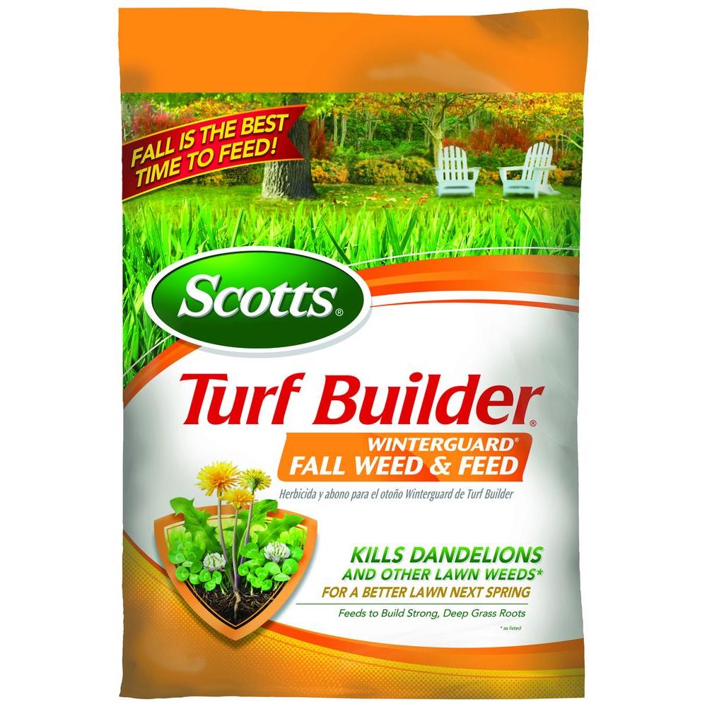 Scotts® 50245 Turf Builder® WinterGuard® Fall Weed & Feed, 15,000 Sq Ft Coverage