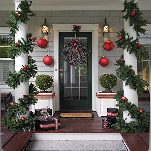 Velcro® 91369ACS Holiday Garland Tie, Red, 1/2" x 30'