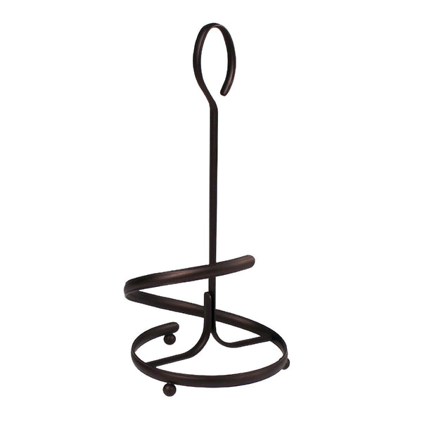 Spectrum 57624 Ashley Upright Paper Towel Holder, Steel, Bronze Finish