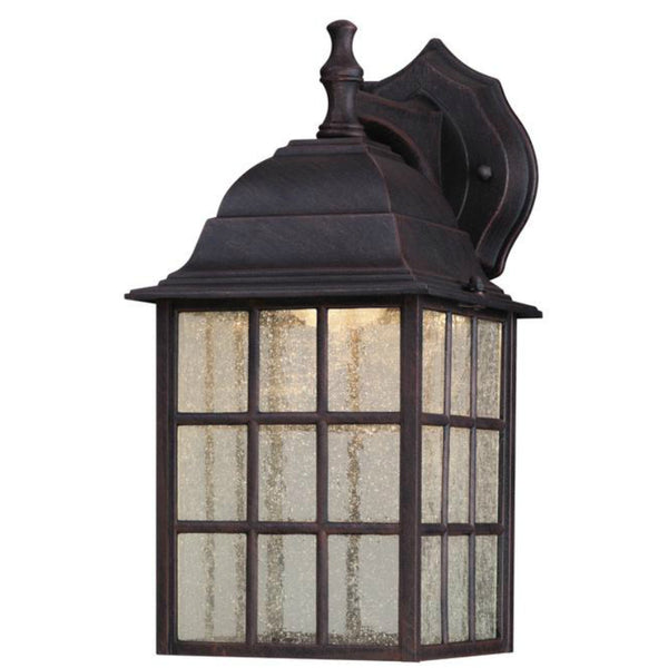 Westinghouse 64000 One-Light LED Outdoor Wall Lantern, 9W, Weathered Patina
