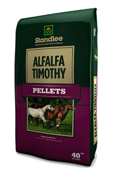 Standlee 1575-30101-0-0 Premium Forage Alfalfa/Timothy Grass Pellets, 40 Lb