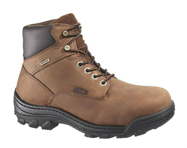 Wolverine® W05484-13-0EW Men's Durbin Waterproof 6" Work Boot, Brown, Size 13