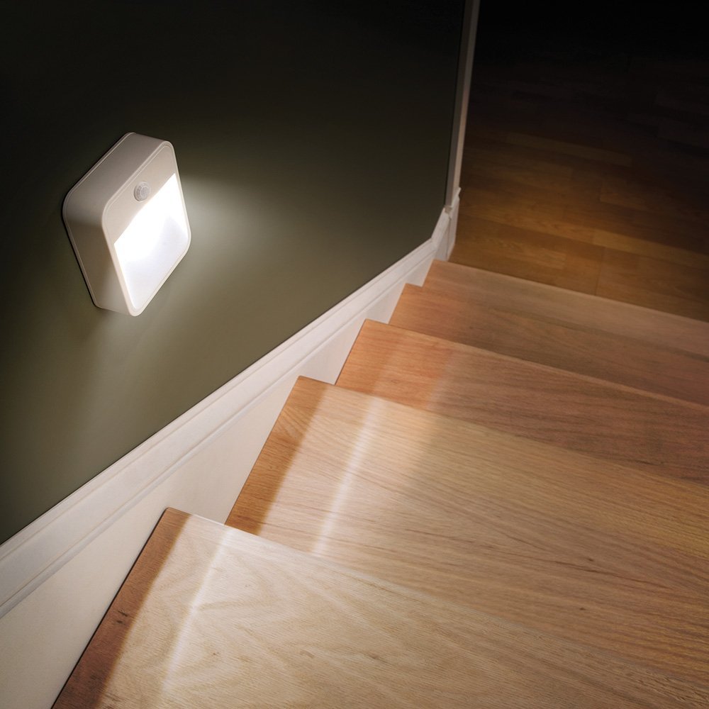 Mr Beams MB720 Motion-Sensing Wireless LED Nightlight, Battery Powered, White