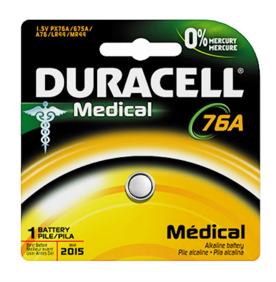 Duracell® 66445 Alkaline Home Medical Battery #76A, 1.5-Volt