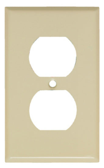 Mulberry Metals 84101 Steel Wall Plate, 1-Gang, Ivory, Standard Size